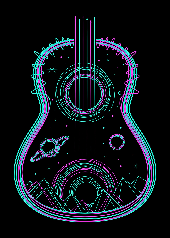 Guitar Music and Space