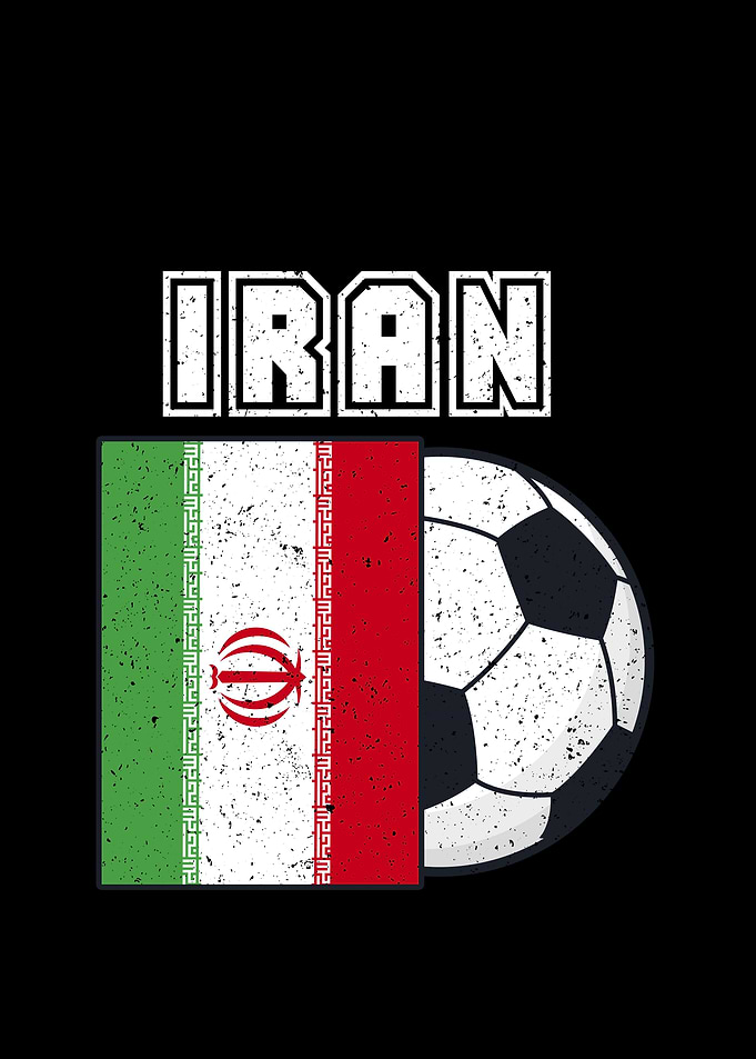 Iran Soccer Team Flag Gift