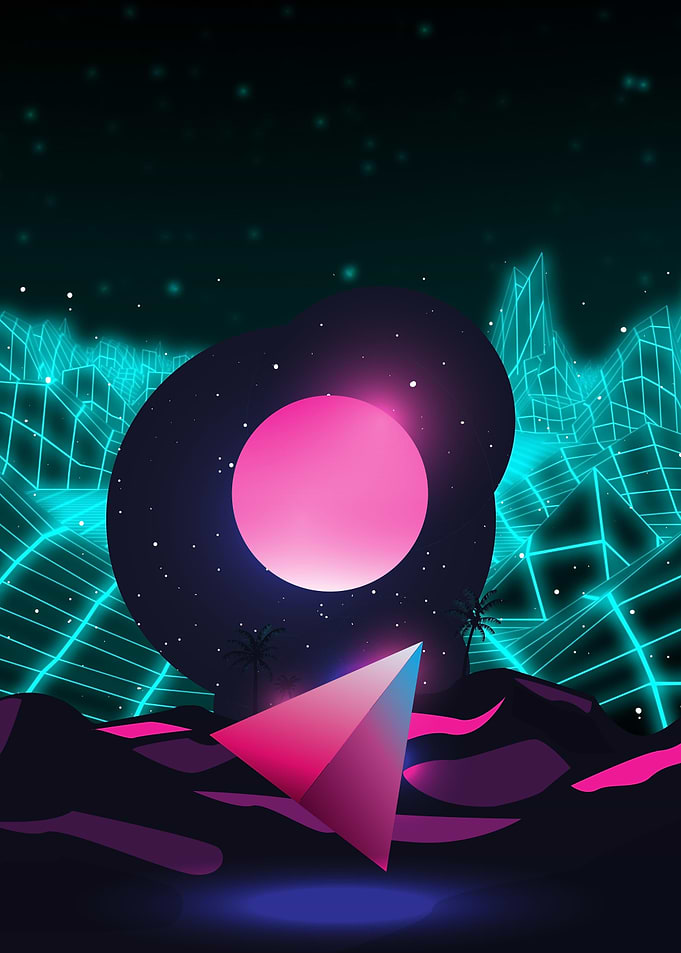 Vaporwave Pyramid 2