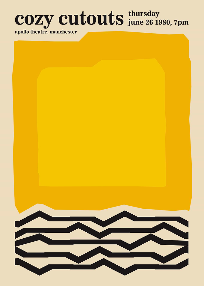 Cozy Cutouts Poster