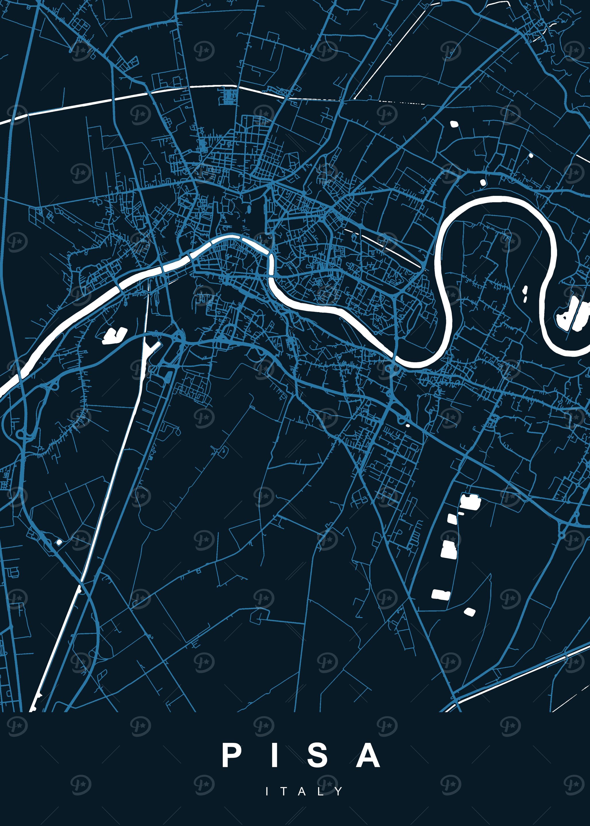 PISA Map ITALY