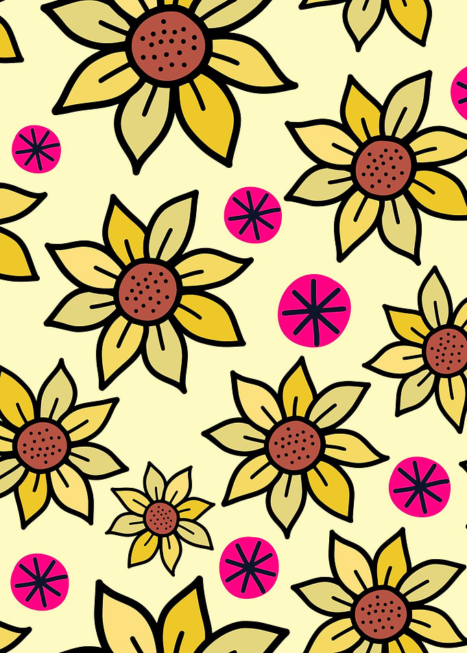 Summer Sunflower Doodle