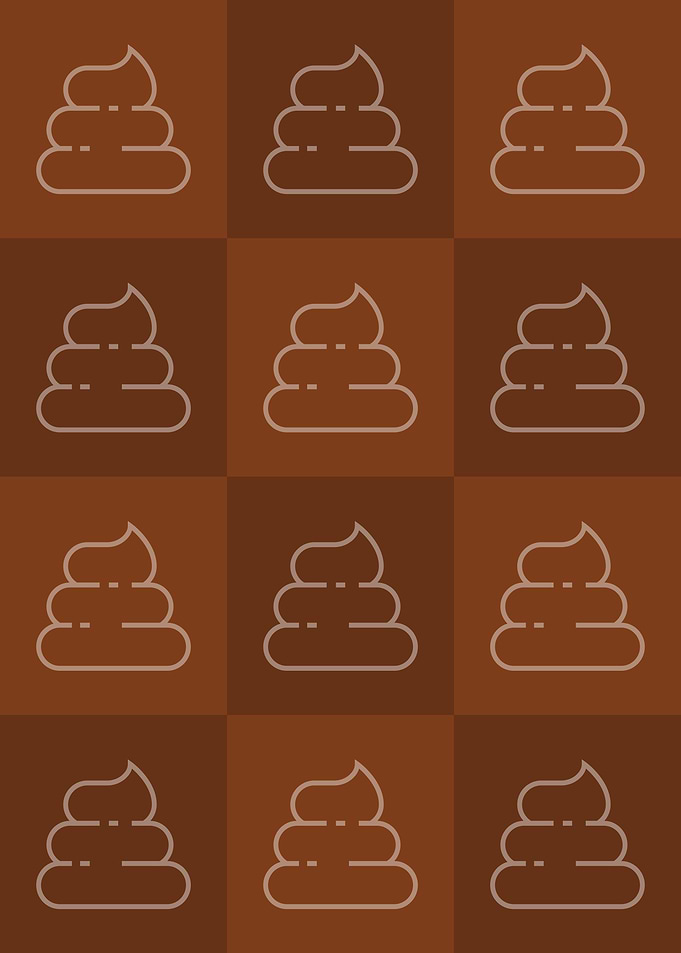 Poop Icons Art Orange 1