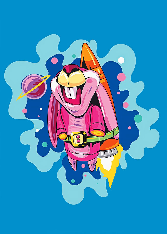 Bunny in Space