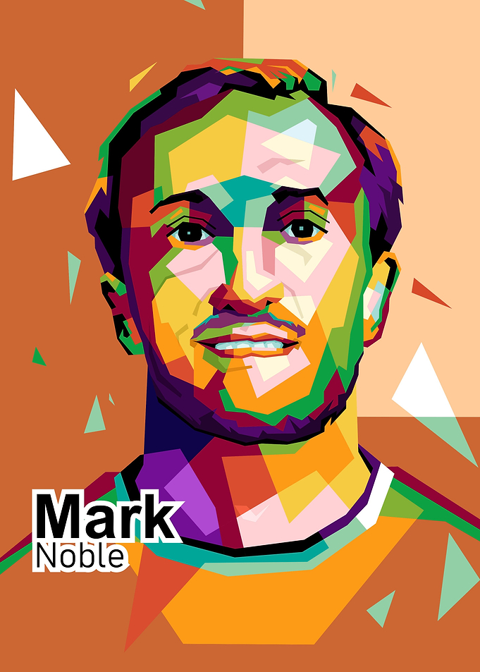 Noble in legend pop art