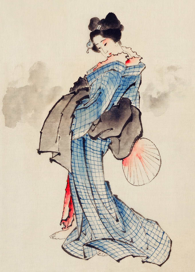 Woman Portrait Hokusai