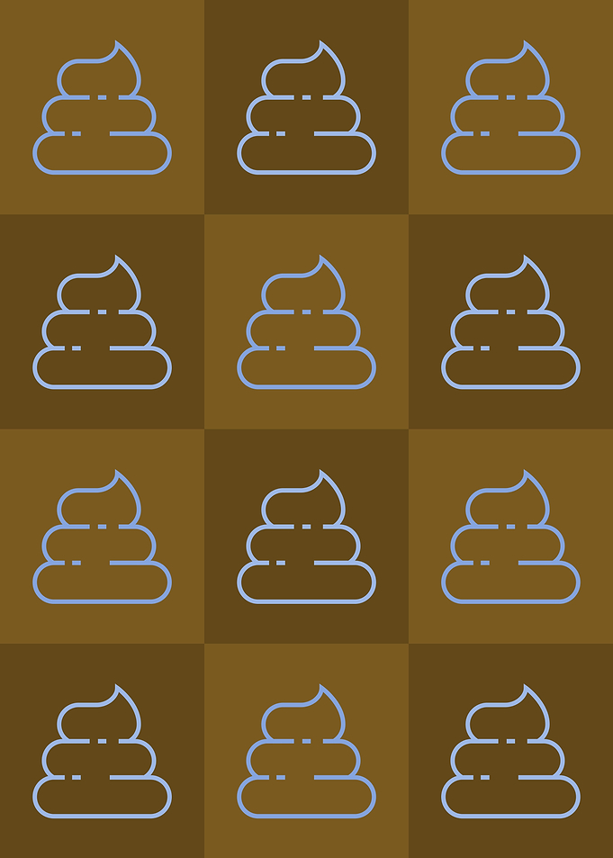 Poop Icons Art Yellow 2