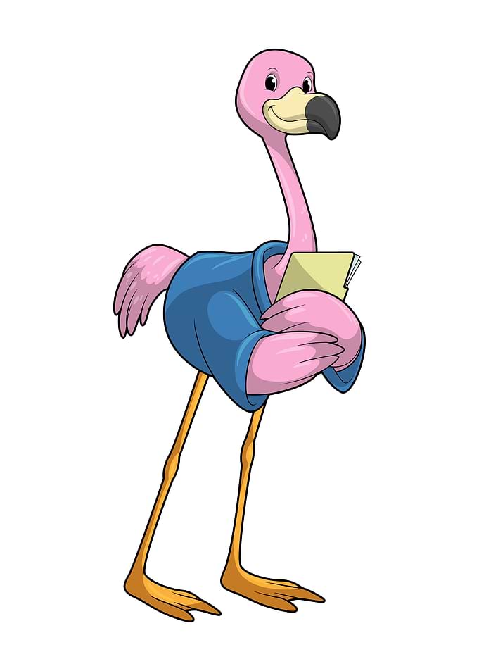 Flamingo Secretary Notepad
