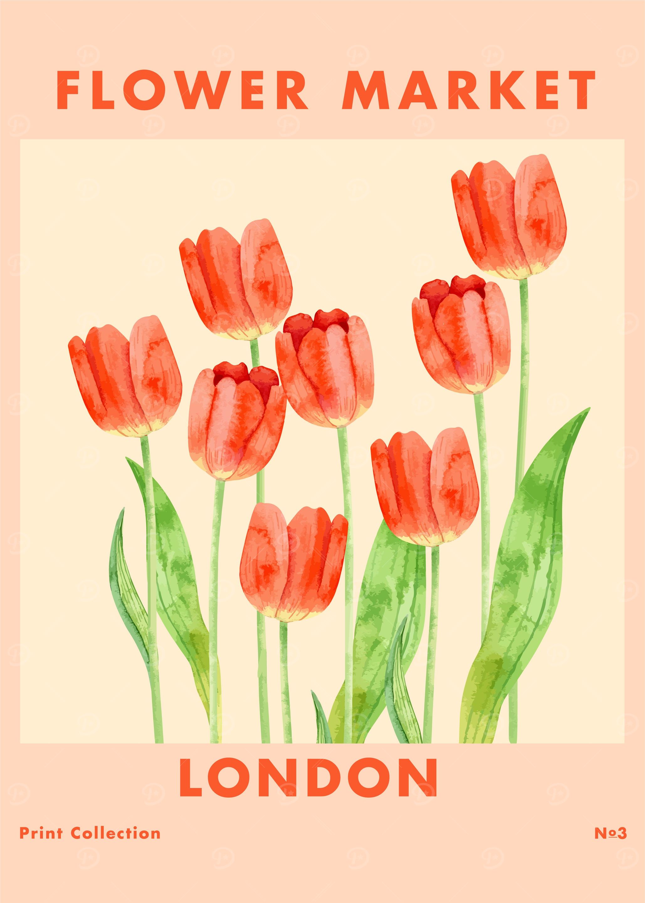 Flower Market London No 3