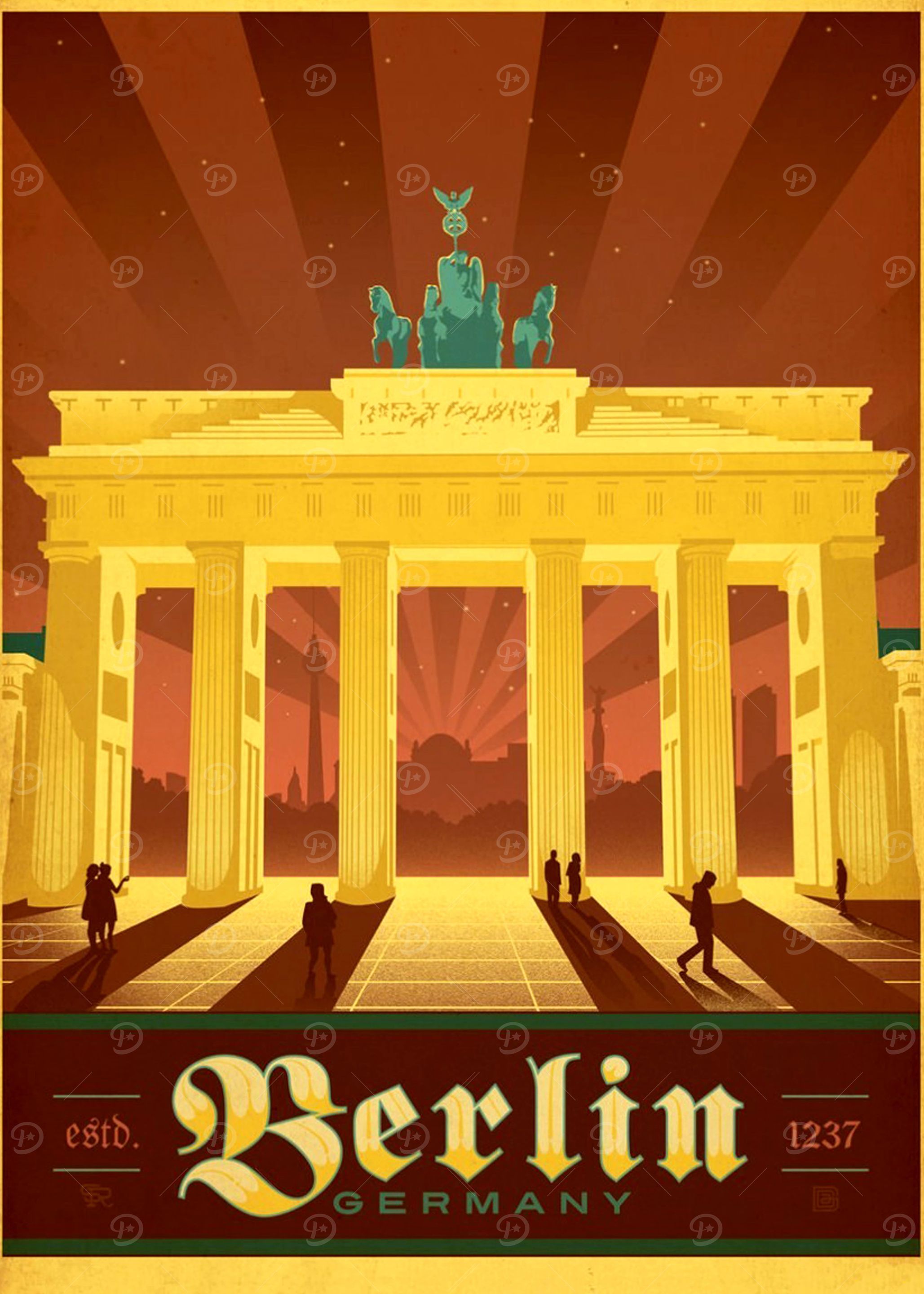 Travel Poster Berlin