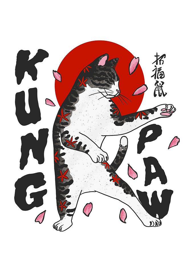 Kung fu cat