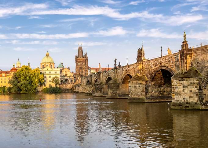 Vltava with Charles Bridge