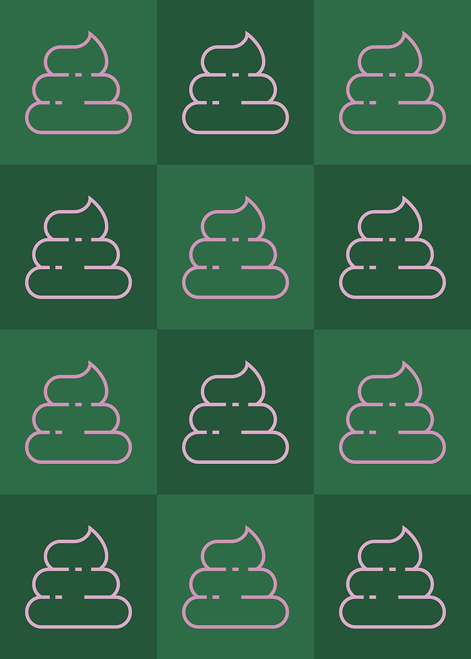 Poop Icons Art Green 2