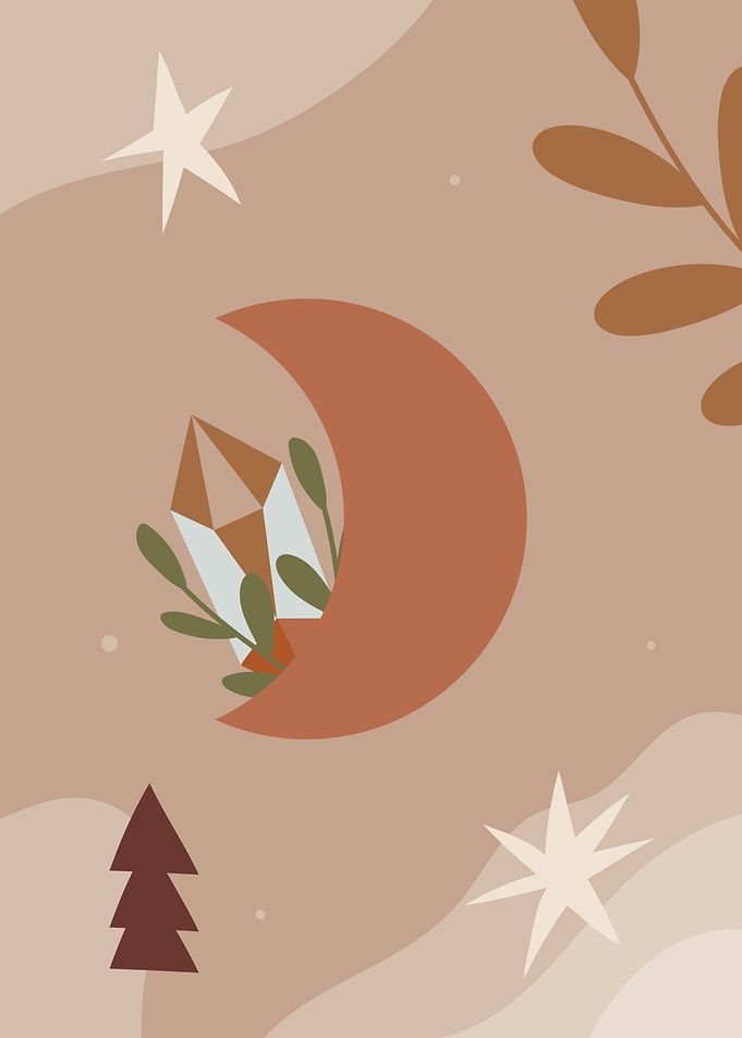 Abstract Moon