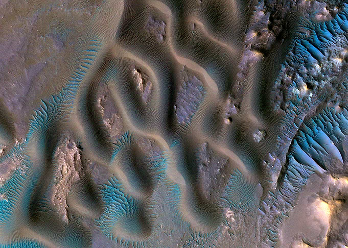 Mars Piles of Sand
