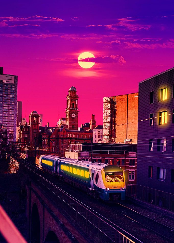 Neon train
