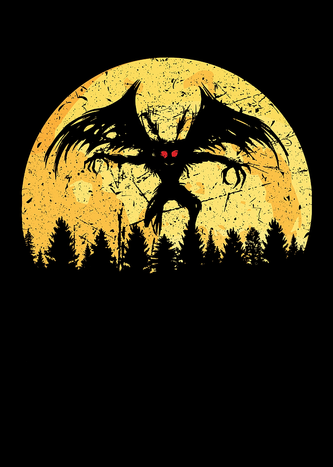 Mothman Cryptid Vintage