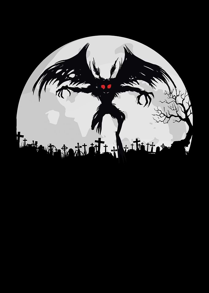 Mothman Cryptid Vintage