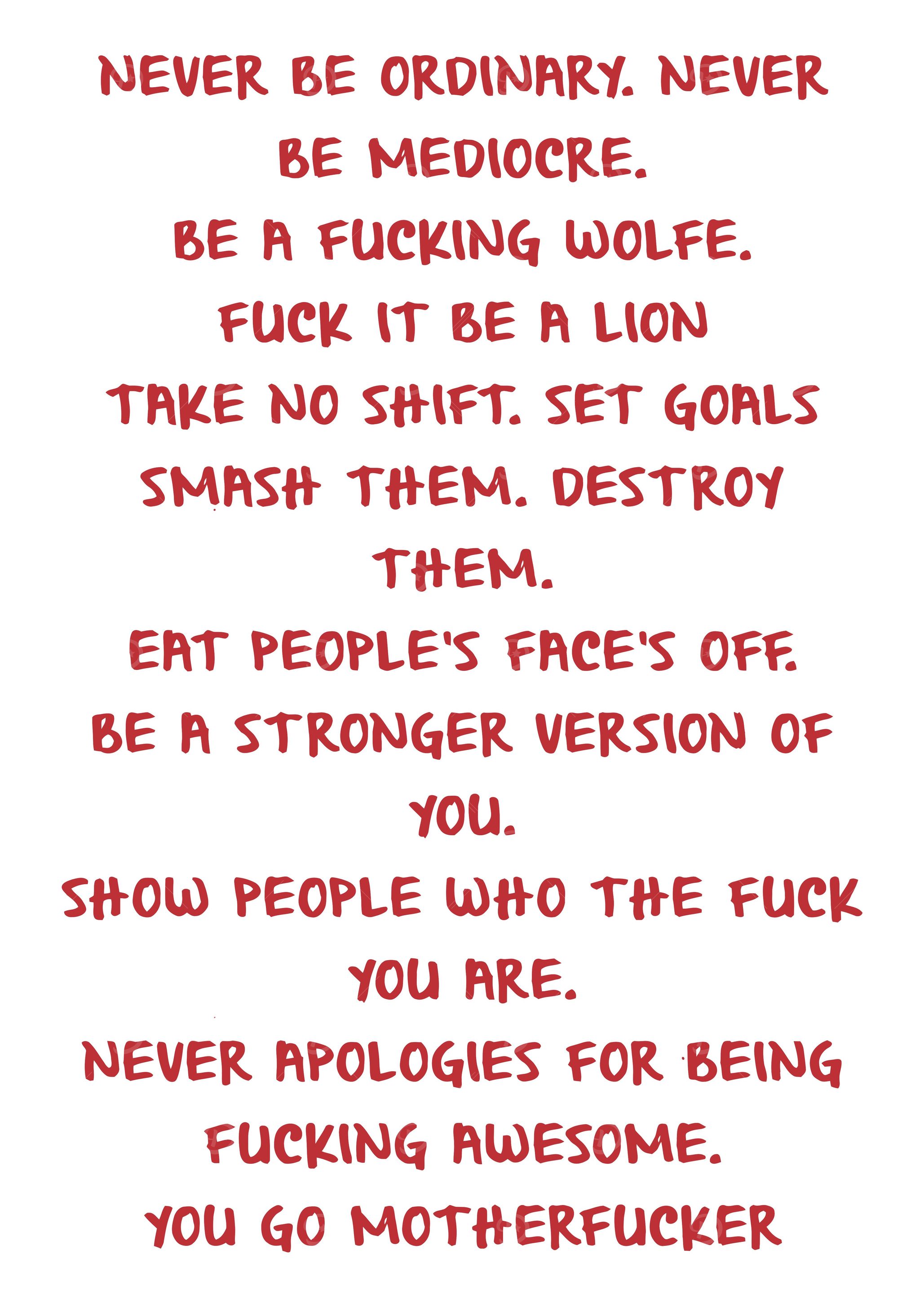 Motivational Words