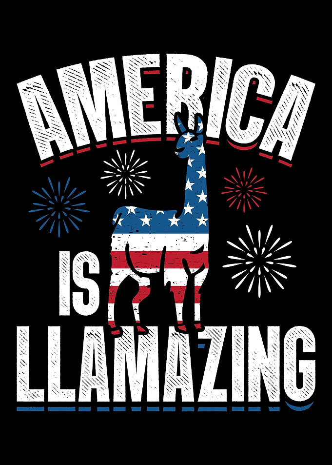 USA Llama 4th July