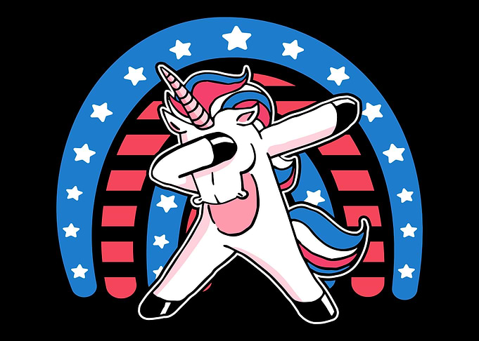 Dabbing Unicorn USA