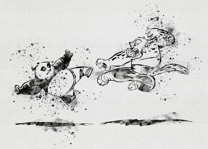 Po and Tai-Lung fight