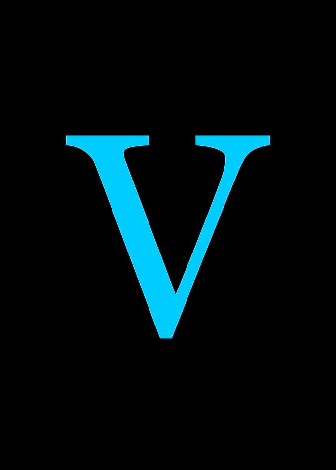 letter V