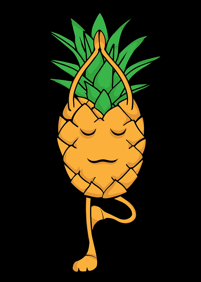Pineapple Fruit Gift Yoga