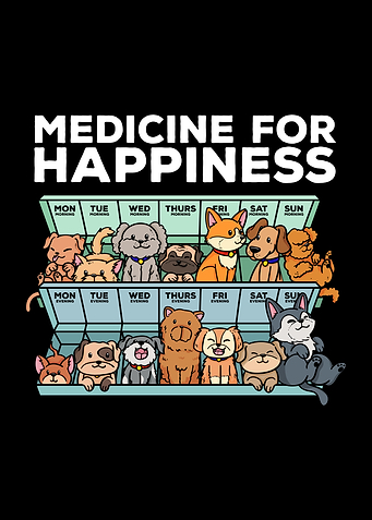 medicine for happiness dog