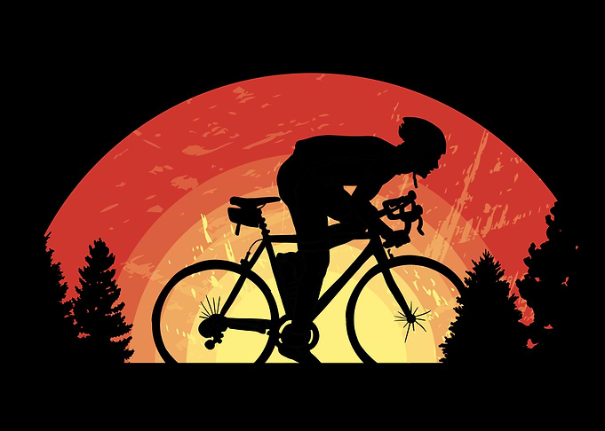 Mountain biker