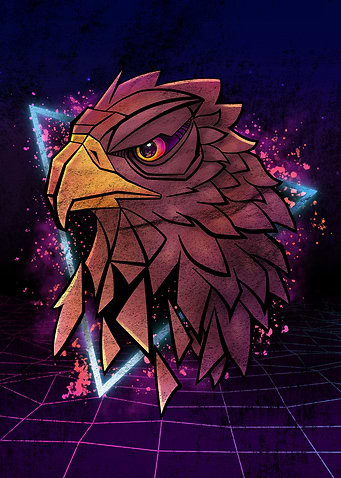 Retrowave Hawk