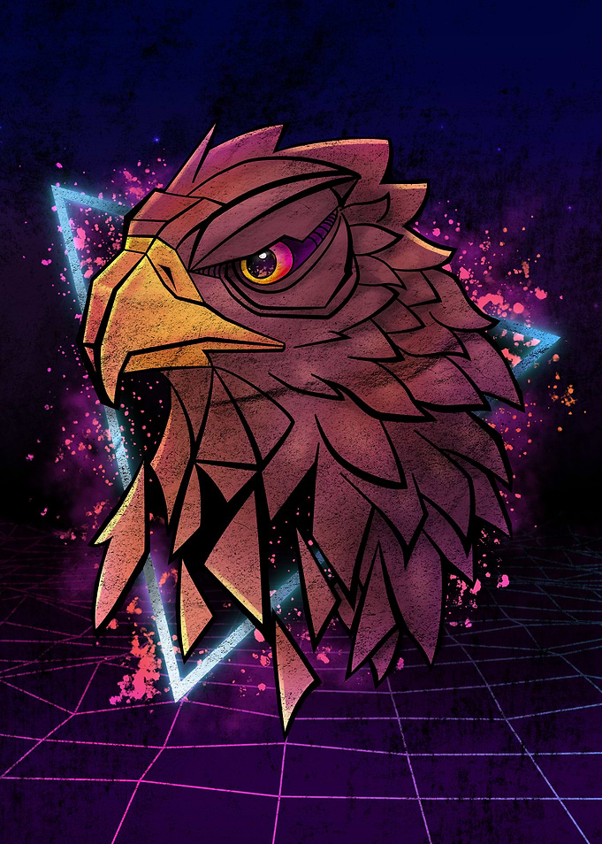 Retrowave Hawk