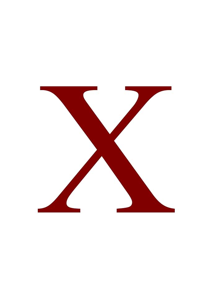 letter X