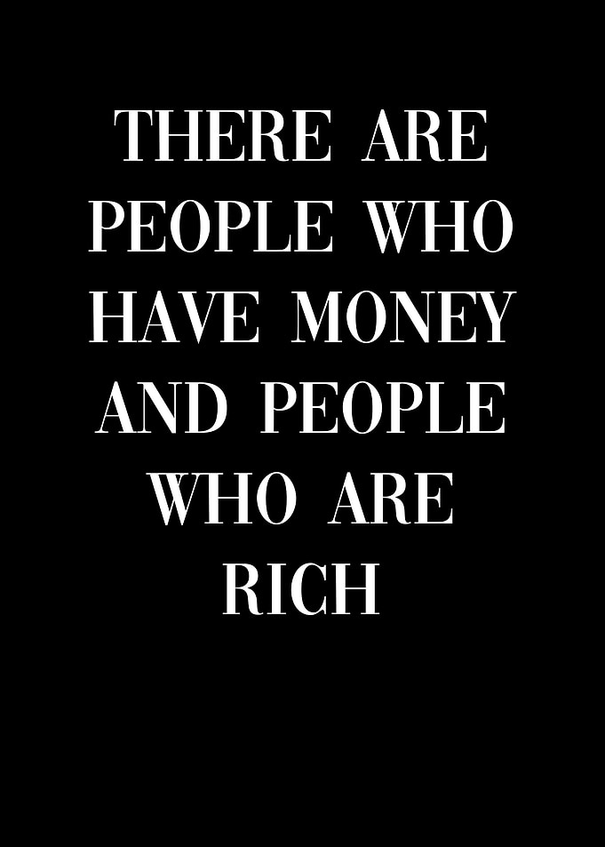 People Money Rich Quote