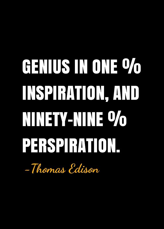 Thomas Edison quotes