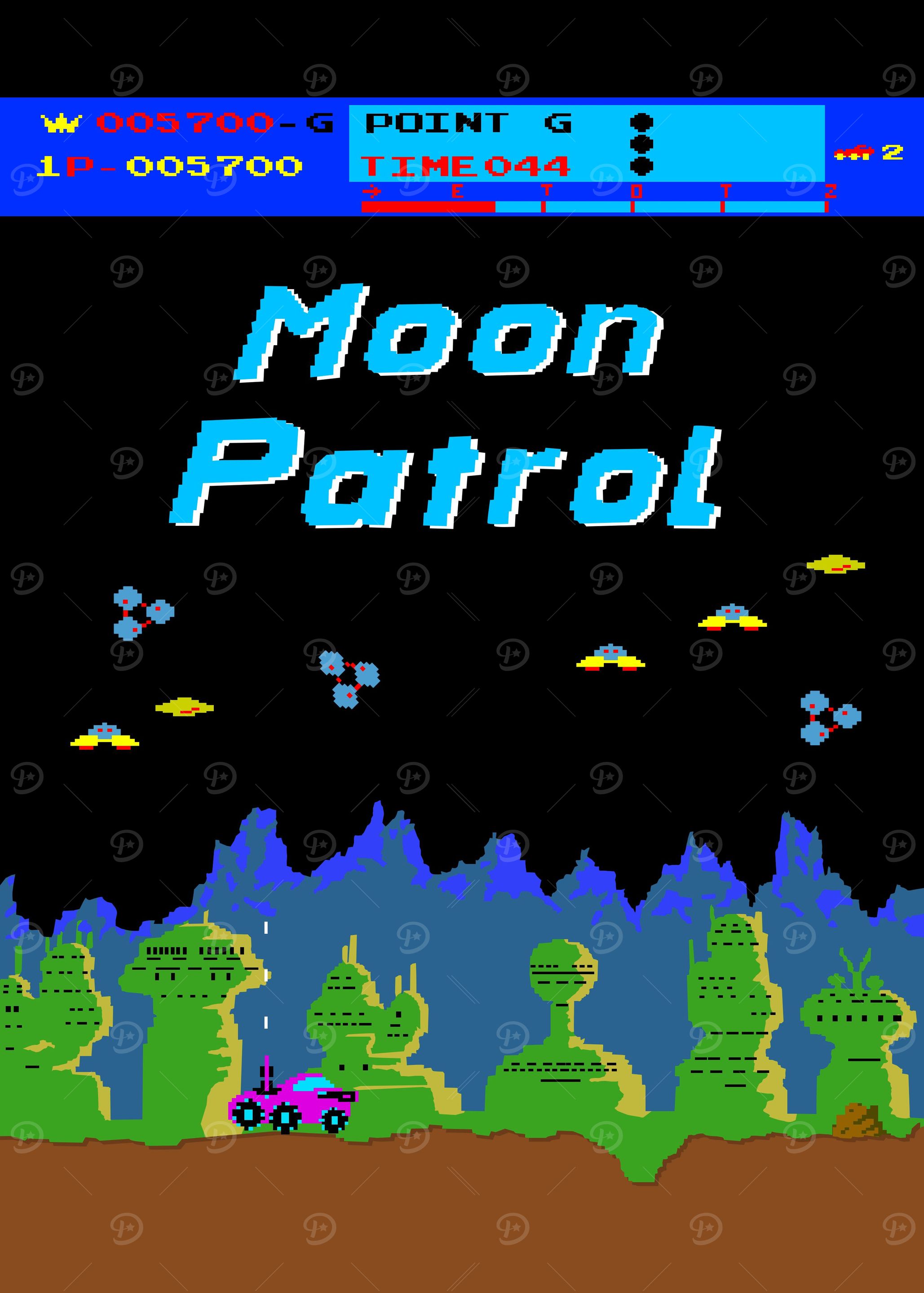 Moon patrol classic game