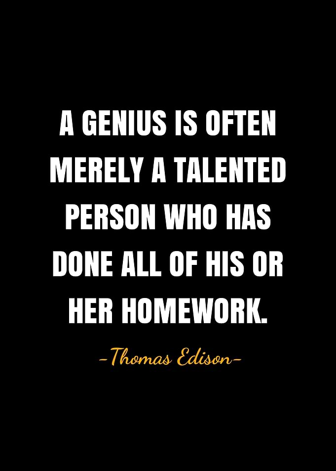 Thomas Edison quotes