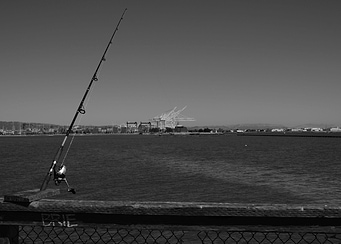 Fishing looking at Oakland