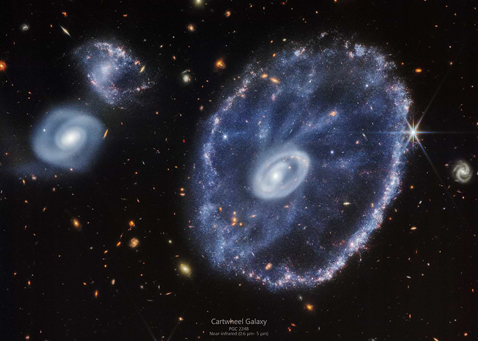 Cartwheel Galaxy JWST