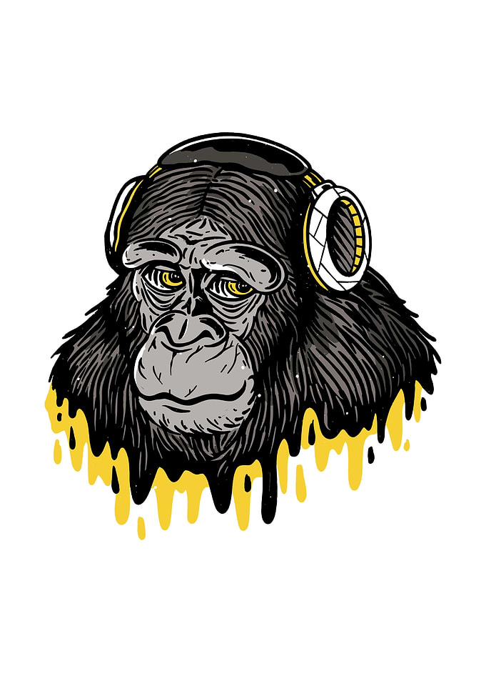 Monkey animal with