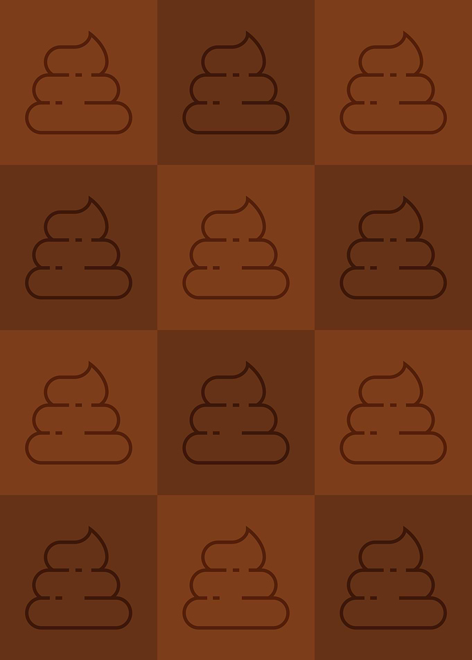 Poop Icons Art Orange 3
