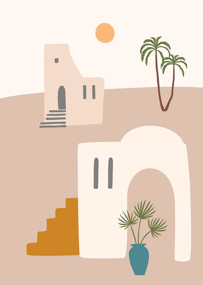 Morocco boho pastel
