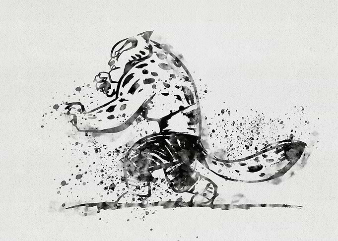Snow Leopard stance