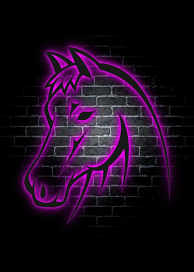 Horse Animel Neon