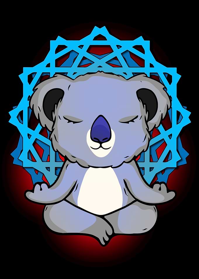 Meditation Gift Koala Yoga