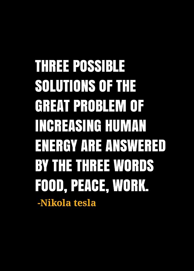 Nikola tesla quotes