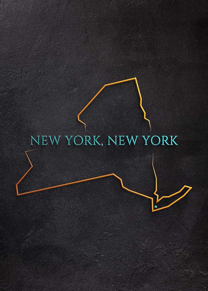 New York 3D sign