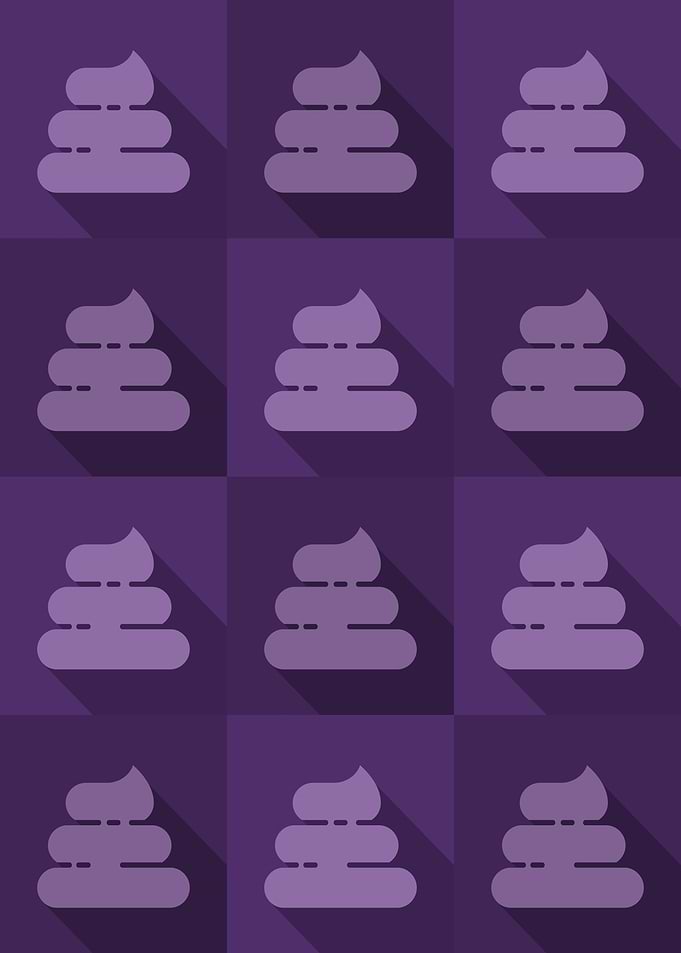 Poop Icons Art Purple 4