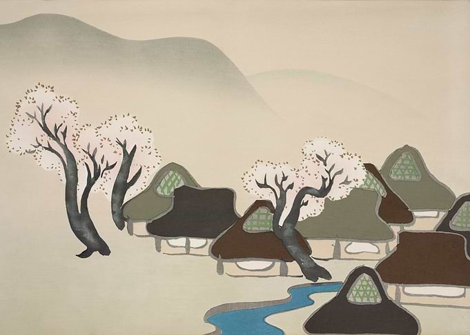 Village Cherry blossoms