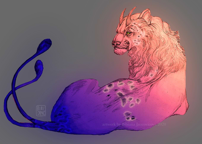Rainbow lion